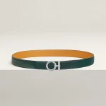 Flot belt buckle & Reversible leather strap 24 mm - Image 3